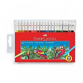 FABER CASTEL KEÇELİ KALEM 20 RENK YIKANABİLİR
