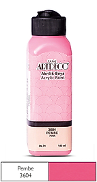 ARTDECO AKRİLİK BOYA 140 ML PEMBE