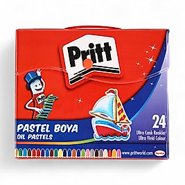 PRİTT PASTEL BOYA 1048064 ÇANTALI 24 RENK ADET