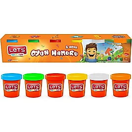 LETS 6 RENK OYUN HAMURU 690GR