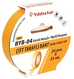 YILDIZLAR ÇİFT TARAFLI BANT 24x25