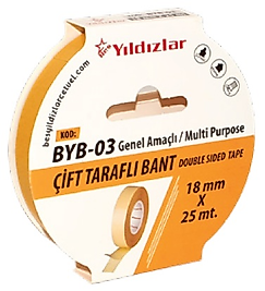 YILDIZLAR ÇİFT TARAFLI BANT 18x25 16LI