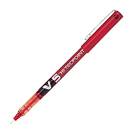 PILOT V5 HI-TECPOINT KIRMIZI