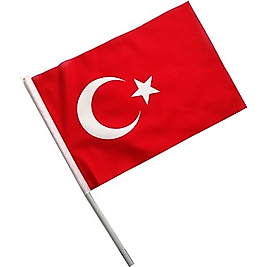KUMAŞ BUKET 20*30 SOPALI TÜK BAYRAK
