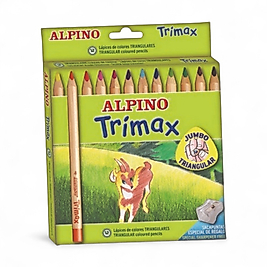 ALPINO TRİMAX JUMBO KURU BOYA 12 Lİ