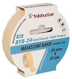 YILDIZLAR MASKELEME BANDI 24X25 12Lİ