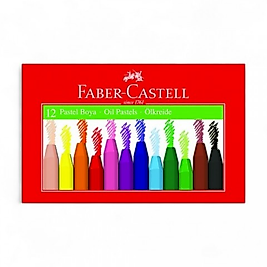 FABER CASTEL KARTON KUTU PASTEL BOYA 12 RENK