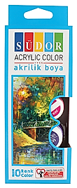 SÜDOR AKRİLİK 10 RENK
