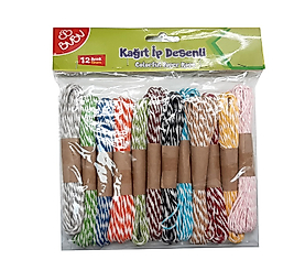 BUBU KAĞIT İP 12 RENK