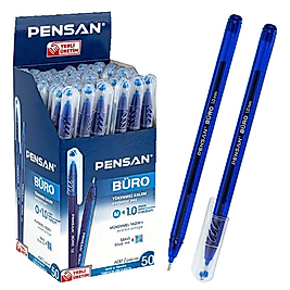 PENSAN BÜRO TÜKENMEZ KALEM MAVİ