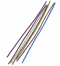 PUŞİ ŞÖNİL 50 CM METALİK 25 Lİ