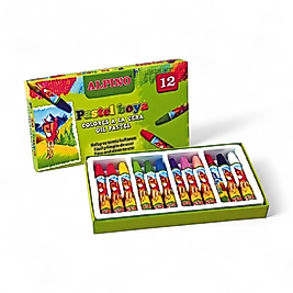 ALPINO PASTEL BOYA 12 RENK KARTON KUTU