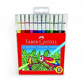 FABER CASTEL KEÇELİ KALEM 12 RENK YIKANABİLİR