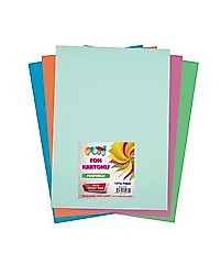 PUTİ FON KARTONU 10LU 25*35 KARIŞIK RENK