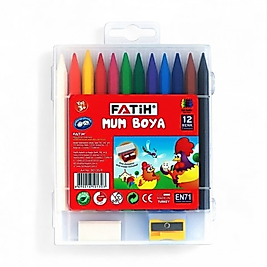 FATİH MUM BOYA 50130 POLYMER TAM BOY 12 RENK ADET