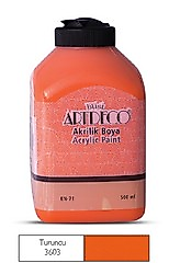 ARTDECO AKRİLİK BOYA 500 ML TURUNCU