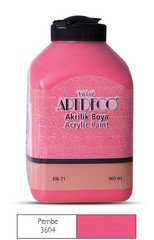 ARTDECO AKRİLİK BOYA 500 ML PEMBE