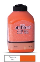ARTDECO AKRİLİK BOYA 500 ML TURUNCU