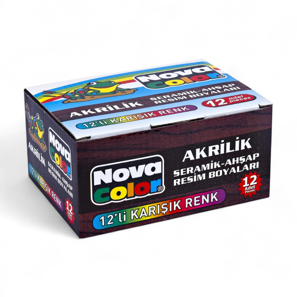 NOVA COLOR AKRİLİK BOYA 12 RENK