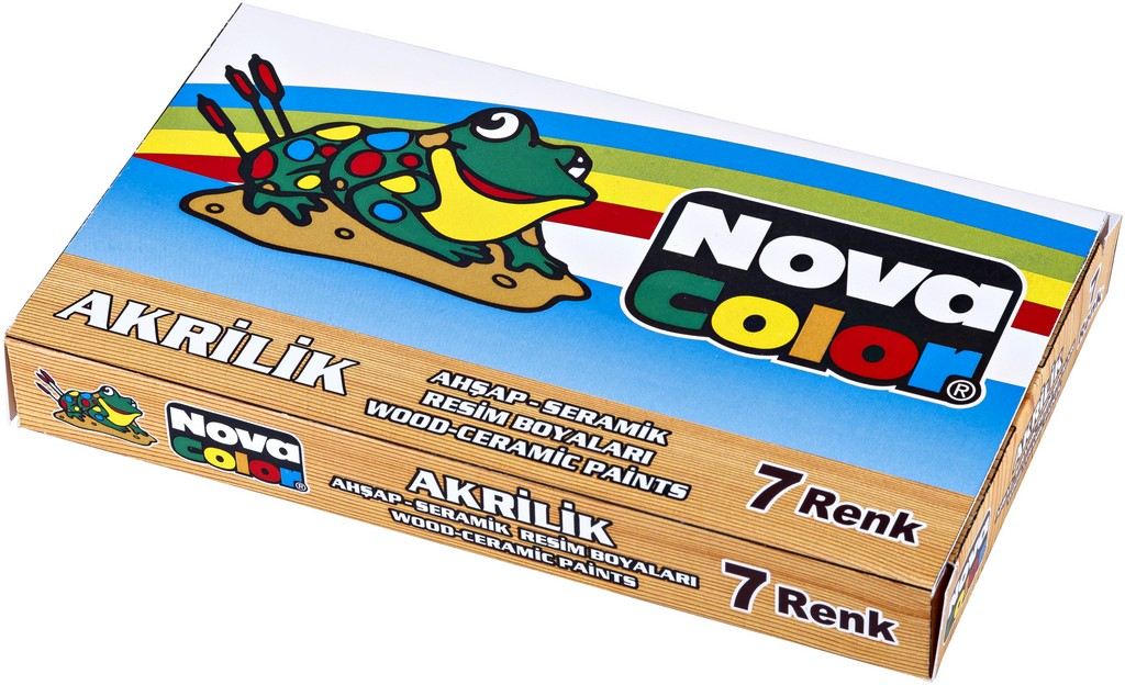 NOVA COLOR AKRİLİK TÜP BOYA 7 RENK