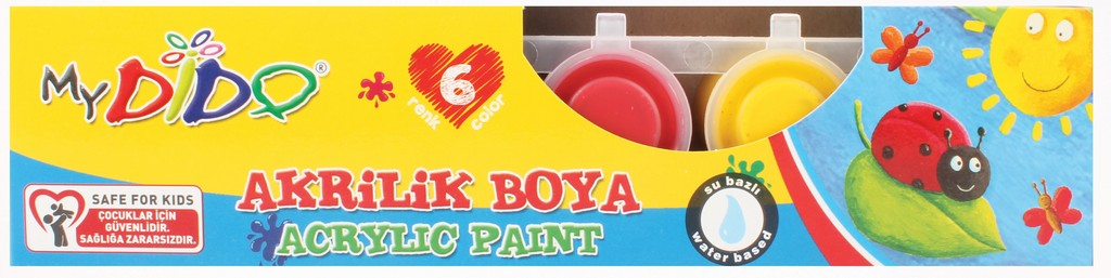 SÜDOR MYDİDO AKRİLİK BOYA 22ML SET 6LI