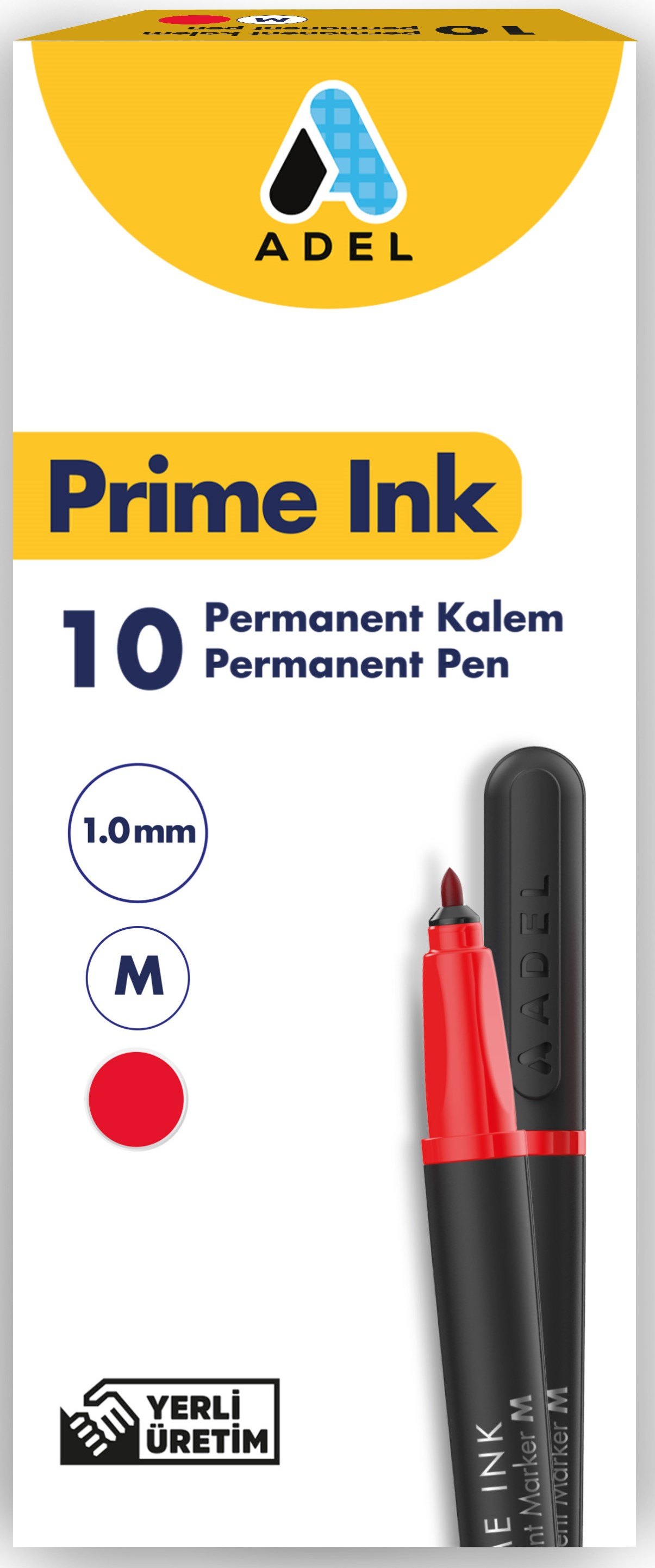 ADEL PRIME LNK Kırmızı M PARMANET KALEM