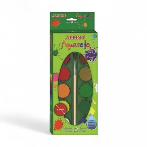 ALPINO SULU BOYA 12 RENK FIRÇALI