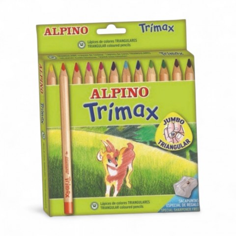 ALPINO TRİMAX JUMBO KURU BOYA 12 Lİ