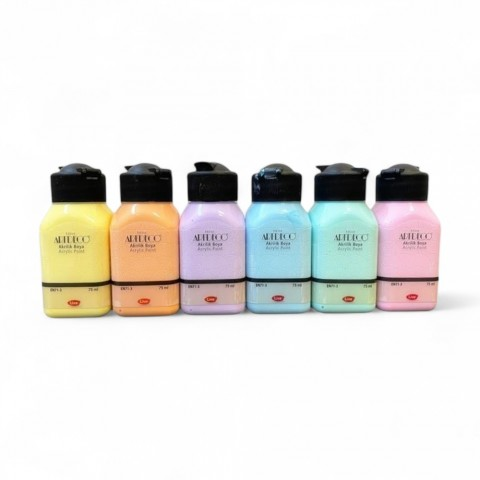 Artdeco Parmak Boyası Seti 6x75ml Pastel Renkler