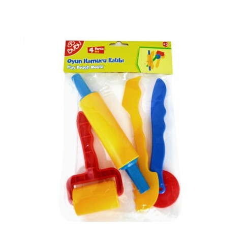 Bubu Oyun Hamuru Kalıbı 4 Parça