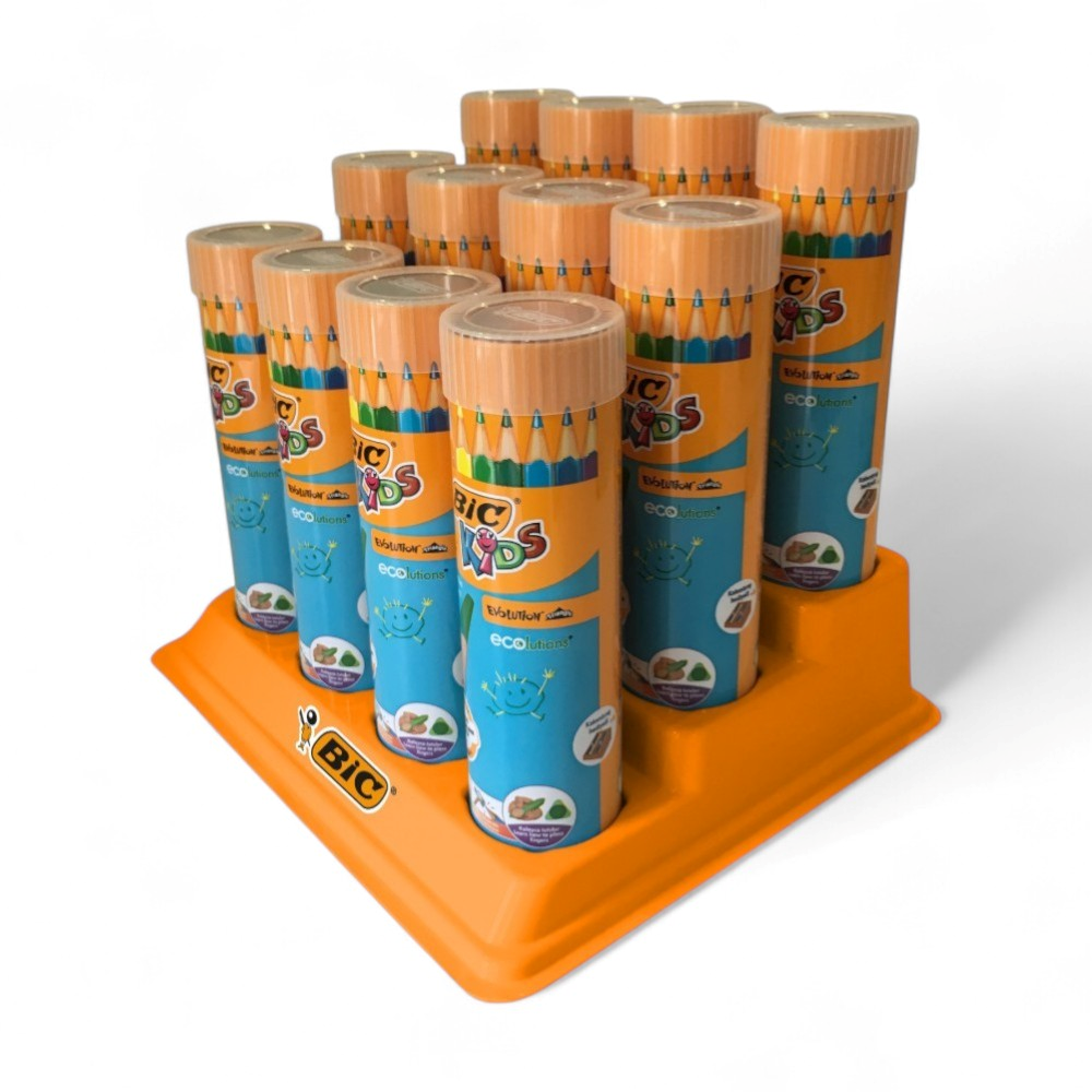 EVOLUTION KURU BOYA KALEMİ 12+1Lİ METAL TÜP