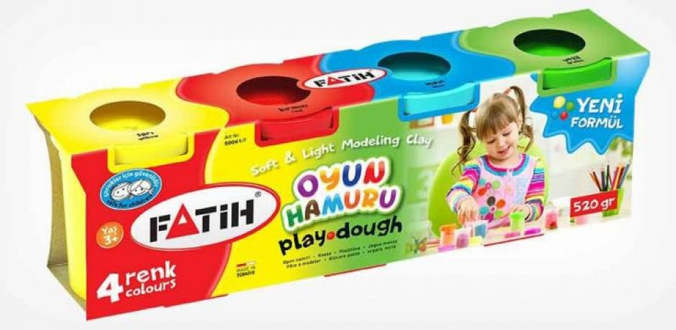 FATİH OYUN HAMURU 4 R 400 GR ADET
