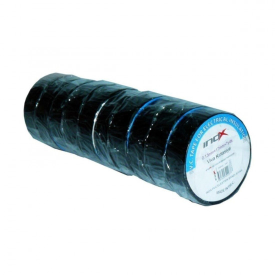 İNOX ELEKTRİK BANDI PVC SİYAH