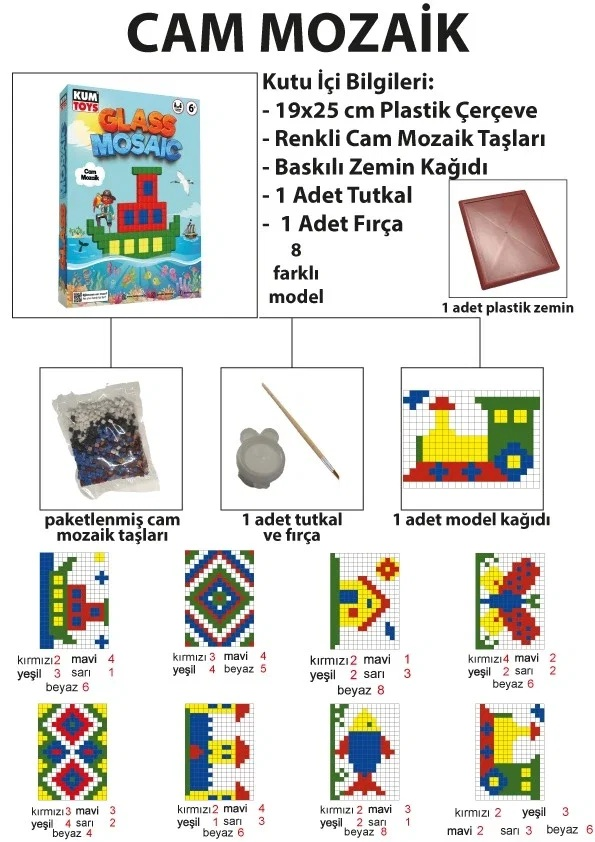 KUMTOYS CAM MOZAİK