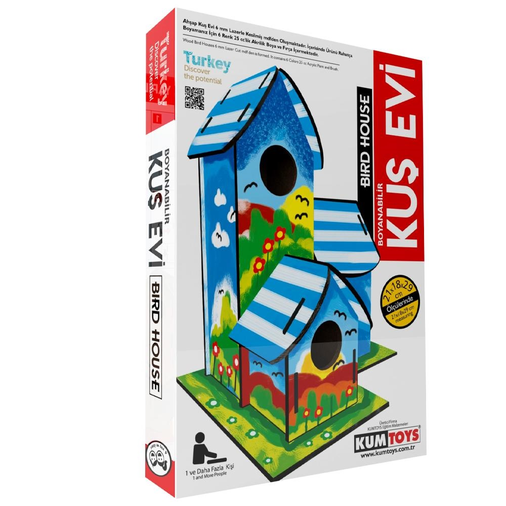 KUMTOYS KUŞ EVİ 3LÜ (KM5269)