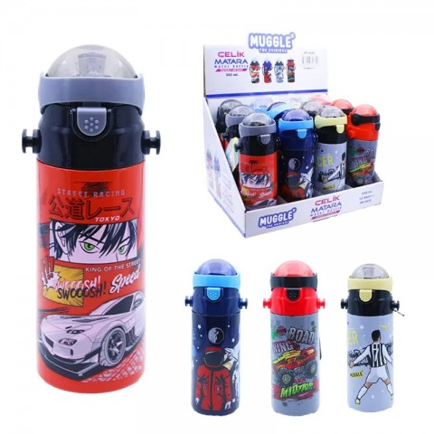 MUGGLE MT-2636 THE ORIGINAL 550ML ÇELİK MATARA
