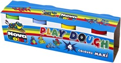 NOVACOLOR PLAY DOUGH OYUN HAMURU MAXİ 4 LÜ