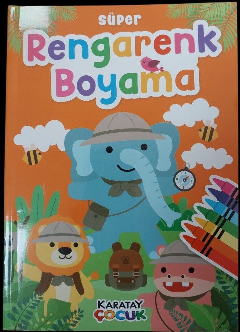 RENGARENK BOYAMA -ÖRNEKLERİ RENKLİ