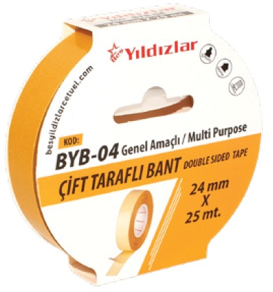 YILDIZLAR ÇİFT TARAFLI BANT 24x25