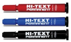 HI-TEXT 830 PCK KESİK UÇ PERMANENT MARKÖR KIRMIZI