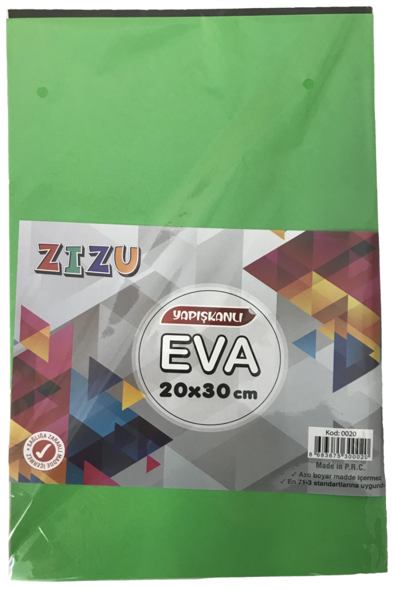 ZİZU EVA 20*30 DÜZ YAPIŞKANLI