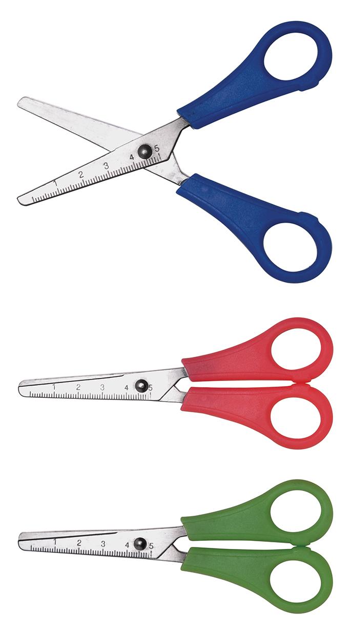 Puti Okul Makası Cetvelli PAKET